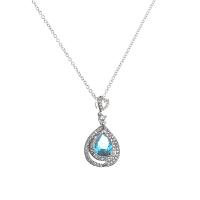 Stainless Steel Jewelry Necklace Cubic Zirconia with Stainless Steel fashion jewelry Sold By Strand