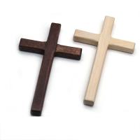 Hanging Ornaments Wood Cross plated fashion jewelry & Unisex Sold By PC
