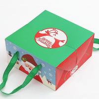 Bolso del regalo de la Navidad, Papel, Pétalos, Sostenible, más colores para la opción, 215x215x107mm, Vendido por UD