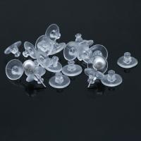 Kunststoff Ohrmuttern Zubehör, nachhaltiges & transparent & verschiedene Stile für Wahl, 10x6mm, 10000PCs/Tasche, verkauft von Tasche