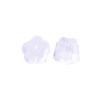 Plastic Ear Nut Component, durable & transparent, 4.50x3mm, 10000PCs/Bag, Sold By Bag