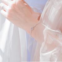 Mässing Armband, med Agat, Branch, platinerade, mode smycken & för kvinna, fler färger för val, 195*8*10mm, Säljs av Strand