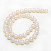 Cultured Round Freshwater Pearl Beads, natural, white, 11-12mm,13*8cm, Hole:Approx 0.8mm, Sold Per Approx 15.7 Inch Strand