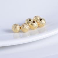 Brass Jewelry Beads gold color plated durable & DIY nickel lead & cadmium free Sold By Bag