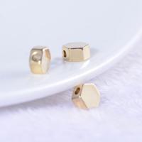 Brass Spacer Beads gold color plated durable & DIY nickel lead & cadmium free Approx 1.2mm Sold By Bag