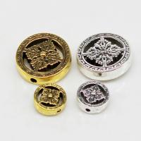 Zinc Alloy Jewelry Beads Round plated DIY  Sold By PC