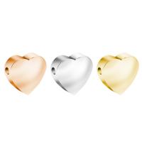 Rustfrit stål perler, 304 rustfrit stål, Heart, forgyldt, du kan DIY & forskellige stilarter for valg, flere farver til valg, Solgt af PC