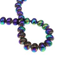 Round Crystal Beads, plated, DIY & different size for choice, more colors for choice, Hole:Approx 1mm, Sold By Strand