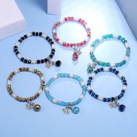 Bracelets de cristal, Placage, bijoux de mode & pour femme, plus de couleurs à choisir, 17-18cm, Diamètre intérieur:Environ 50mm, Vendu par brin