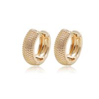 Brass Huggie Hoop Earring gold color plated Sold By Lot