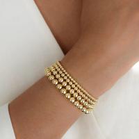 Brass Bracelet & Bangle plated fashion jewelry & for woman nickel lead & cadmium free Sold By Strand