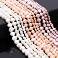 Cultured Baroque Freshwater Pearl Beads, irregular, polished, DIY & different size for choice, more colors for choice, Sold Per Approx 14.2 Inch Strand