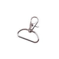 Zinc Alloy Key Clasp Setting silver color plated DIY nickel lead & cadmium free Sold By PC