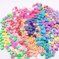 Polymer Clay perle, možete DIY & emajl, miješana boja, 10mm, 500računala/Torba, Prodano By Torba