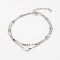 Stainless Steel Jewelry Bracelet polished mirror effect & for woman 7.50mm Length 9 Inch Sold By Bag