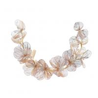 Headband Brass plated & for woman & with rhinestone nickel lead & cadmium free Sold By PC