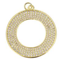 Cubic Zirconia Micro Pave Brass Pendant, Panda, plated, fashion jewelry & DIY & for woman & with cubic zirconia, golden, nickel, lead & cadmium free, 30x33x2mm, Hole:Approx 3mm, 10PCs/Lot, Sold By Lot