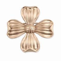 Zinc Alloy Brooches Flower plated fashion jewelry & Unisex nickel lead & cadmium free Sold By PC