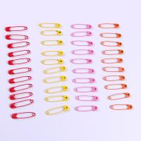 Brass Safety Pin, stoving varnish, different color and pattern for choice & DIY, more colors for choice, 30MM, Sold By PC