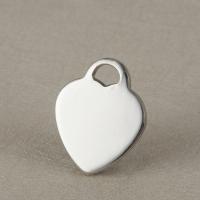 Stainless Steel Heart Pendants plated & DIY & smooth 21*27MM Sold By PC
