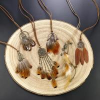 Zinc Alloy Dream Catcher Sweater Necklace plated fashion jewelry & for woman nickel lead & cadmium free Sold By Pair