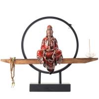 Backflow Incense Burner, Porcelain, plated, for home and office & durable, more colors for choice, 500x103x370mm, Sold By PC