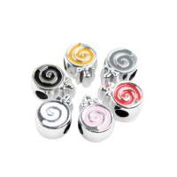 Perle acrylique, bonbon, différentes couleurs et motifs pour le choix & DIY, plus de couleurs à choisir, 14*10*7mm, Trou:Environ 4mm, Vendu par PC