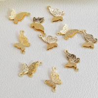 Brass Jewelry Pendants, Butterfly, 18K gold plated, DIY & different styles for choice, more colors for choice, nickel, lead & cadmium free, 10PCs/Bag, Sold By Bag