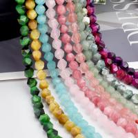 Mixed Gemstone Beads, Natural Stone, Round, Star Cut Faceted & DIY & different materials for choice, nickel, lead & cadmium free, 8mm, 10PCs/Bag, Sold By Bag