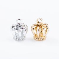 Tibetan Style Crown Pendants, plated, DIY & hollow, more colors for choice, nickel, lead & cadmium free, 14x11mm, Sold By PC