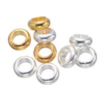 Zinc Alloy Large Hole Bead plated DIY nickel lead & cadmium free 10mm Sold By Bag