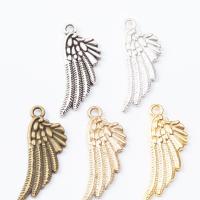 Zinc Alloy Pendants Wing Shape plated DIY nickel lead & cadmium free Sold By PC
