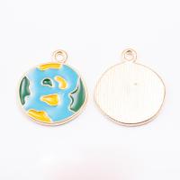 Tibetan Style Enamel Pendants, KC gold color plated, different styles for choice, nickel, lead & cadmium free, Sold By PC