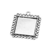 Zinc Alloy Pendant Cabochon Setting plated DIY nickel lead & cadmium free Inner Approx 25mm Sold By Bag