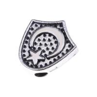 Tibetan Style Jewelry Beads, antique silver color plated, DIY, nickel, lead & cadmium free, 12x11mm, 200PCs/Bag, Sold By Bag