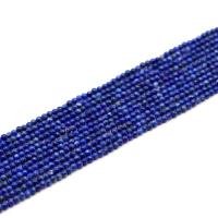 Natural Lapis Lazuli Beads Round DIY 2mm Approx Sold By Strand