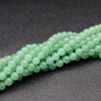 Natural Aventurine Beads Green Aventurine Round polished DIY green Sold By Strand
