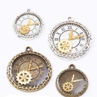 Tibetan Style Pendants, Watch, plated, DIY & different size for choice, more colors for choice, nickel, lead & cadmium free, Sold By PC