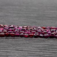 Natural Garnet Beads polished DIY purple Sold By Strand