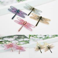 Sewing on Patch, Lace, Dragonfly, DIY, more colors for choice, 55x35mm, 10PCs/Bag, Sold By Bag