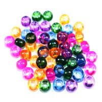 verre perle à grand trou, DIY & normes différentes pour le choix, plus de couleurs à choisir, 100PC/sac, Vendu par sac