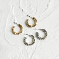 Tibetan Style Stud Earring, plated, for woman, more colors for choice, nickel, lead & cadmium free, 18x3mm, Sold By Pair