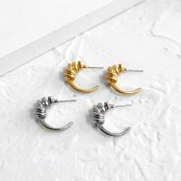 Tibetan Style Stud Earring, plated, for woman, more colors for choice, nickel, lead & cadmium free, 24x25mm, Sold By Pair