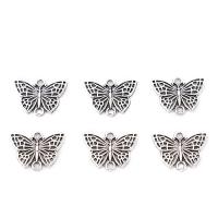 Tibetan Style Pendants, Butterfly, DIY, silver color, 50PCs/Bag, Sold By Bag