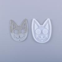 DIY Epoxy Mold Set Silicone Cat for DIY Craft Hanging Ornament Mold plated durable Sold By PC