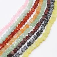 Mixed Gemstone Beads, Natural Stone, Star, DIY & different materials for choice, more colors for choice, 4mm, Sold By PC