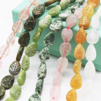 Mixed Gemstone Beads Natural Stone Leaf DIY Sold By Strand