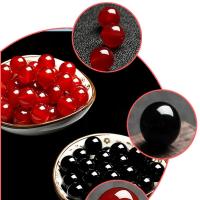 Natürlich rote Achat Perlen, Roter Achat, mit Schwarzer Achat, rund, poliert, DIY, keine, 10mm, verkauft von PC