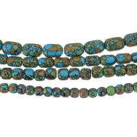 Χάντρες Turquoise, Συνθετικό Τυρκουάζ, περισσότερα χρώματα για την επιλογή, Τρύπα:Περίπου 1.5mm, 10Σκέλη/Παρτίδα, Sold Με Παρτίδα