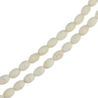 Turquoise Beads, Oval, white, 13x18mm, Hole:Approx 1.5mm, Length:Approx 16 Inch, 10Strands/Lot, Sold By Lot